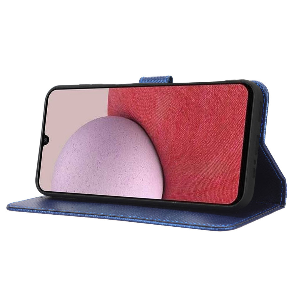 For Samsung Galaxy A24 4G / A24 5G PU Leather Phone Case Wallet Stand Diamond Texture Protective Cover For Samsung Galaxy A24 4G / A24 5G PU Leather Phone Case Wallet Stand Diamond Texture Protective Cover